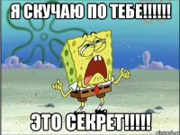 Я скучаю по тебе!!!!!! Это секрет!!!!!