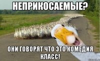 Неприкосаемые? они говорят что это комедия класс!