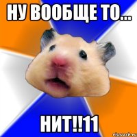 Ну вообще то... НИТ!!11