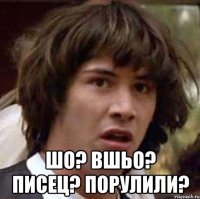  ШО? ВШЬО? ПИСЕЦ? ПОРУЛИЛИ?