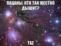 Пацаны, кто так жестко дышит? Taz