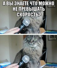 а вы знаете что можно не превышать скорость? 