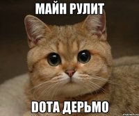 Майн рулит Dota дерьмо