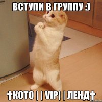 Вступи в группу :) †КОТО | | VIP| | ЛЕНД†