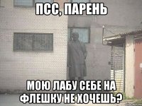 псс, парень мою лабу себе на флешку не хочешь?