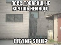 Пссс, товарищ, не хочешь немного Crying Soul?