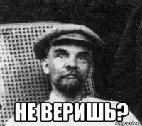  не веришь?