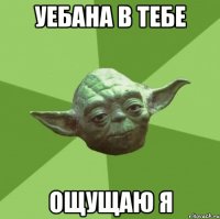 уебана в тебе ощущаю я