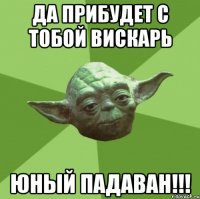 да прибудет с тобой вискарь юный падаван!!!