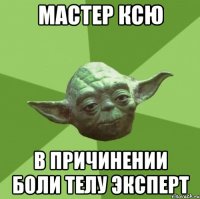 Мастер Ксю В причинении боли телу эксперт