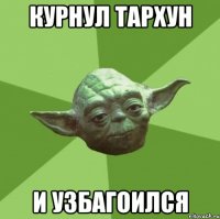 Курнул тархун и узбагоился