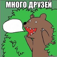 Много друзей 