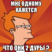 Мне одному кажется что они 2 дуры ?