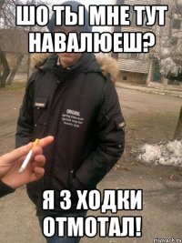 шо ты мне тут навалюеш? я 3 ходки отмотал!