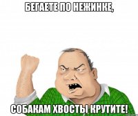 бегаете по Нежинке, собакам хвосты крутите!