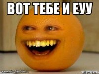 Вот тебе и еуу 