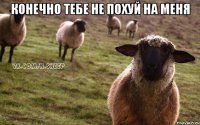 конечно тебе не похуй на меня 