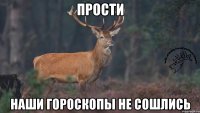 прости наши гороскопы не сошлись