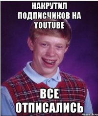 Накрутил подписчиков на Youtube Все отписались