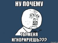 ну почему ты меня игнорируешь???