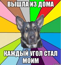 Вышла из дома каждый угол стал моим