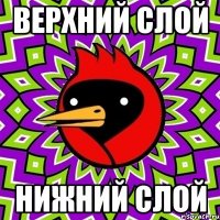 верхний слой нижний слой