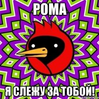 Рома Я слежу за тобой!