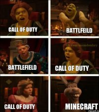 Call of duty Battlfeild Battlefield Call of duty Call of duty Minecraft