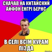 скачав на китайский айфон енгрі бернс в селі всім курам пізда