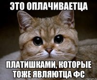 Это оплачиваетца платишками, которые тоже являютца ФС