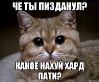 Че ты пизданул? Какое нахуй хард пати?