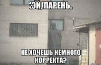 Эй, парень не хочешь немного корректа?