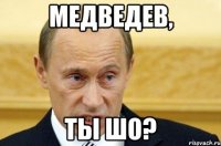 Медведев, ты шо?