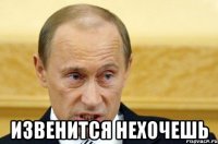  ИЗВЕНИТСЯ НЕХОЧЕШЬ