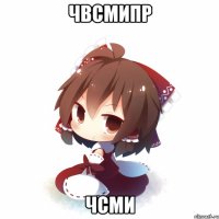 чвсмипр чсми
