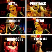 Metal Punk rock Hardcore Metal Hardcore Grindcore