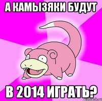 А Камызяки будут В 2014 играть?