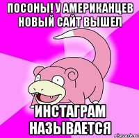 ПОСОНЫ! У АМЕРИКАНЦЕВ НОВЫЙ САЙТ ВЫШЕЛ ИНСТАГРАМ НАЗЫВАЕТСЯ