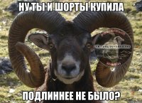 ну ты и шорты купила подлиннее не было?