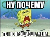 Ну почему ты не прощаешь меня