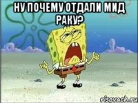 Ну почему отдали мид раку? 