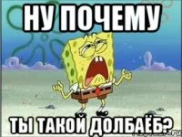 ну почему ты такой долбаёб?