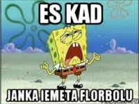 ES KAD JANKA IEMETA FLORBOLU