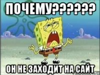 Почему?????? Он не заходит на сайт