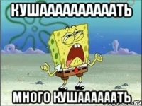 Кушаааааааааать Много кушаааааать