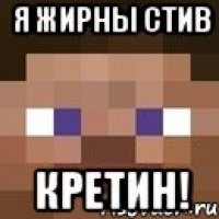 Я ЖИРНЫ СТИВ КРЕТИН!