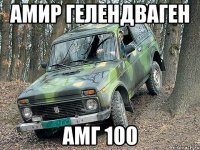 амир ГЕЛЕНДВАГЕН АМГ 100