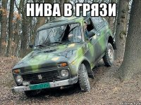 Нива в грязи 