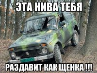 ЭТА НИВА ТЕБЯ РАЗДАВИТ КАК ЩЕНКА !!!