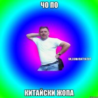 Чо по Китайски жопа